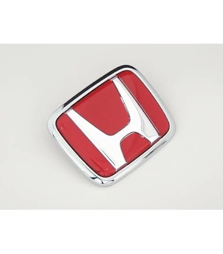 Amazon | HONDA ホンダ純正 TYPE-R 用 レッドエンブレム 約W70mm×H58mm