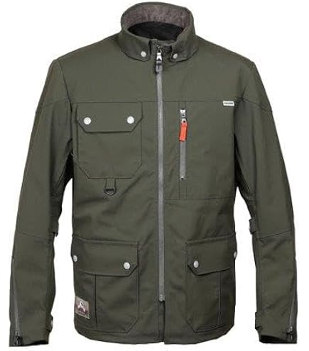 Amazon | [パワーエイジ] N-3Bライダース オリーブ/ブラウン XLサイズ