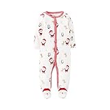 Carters幼児男の子サンタクロースホリデーフリースSleep N ' Play Blanket Sleeper カラー: レッド
