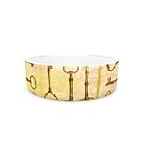 Kess InHouse Marianna Tankelevich Secret Keys Pet Bowl 7-Inch Tan Brown [並行輸入品]