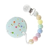 Loulou Lollipop(ルルロリポップ) シリコン歯がため+コットンキャンディーホルダーセット【日本正規品】おしゃぶり おもちゃ BLマカロン LL-T-MAC/CC