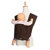 tacmamy(タックマミー) 抱っこひも シンプル無地 綿麻 日本製 全9色 (M, ブラウン)