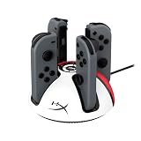 【Nintendo Switch対応】HyperX ChargePlay Quad 2 Nintendo Switch Joy-Conコントローラー充電ステーション 2年保証 6Y2G7AA