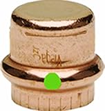 Viega 77717 ProPress Zero Lead Copper Cap with 3/4-Inch Plumbing [並行輸入品]