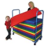 Kinder Rainbow Designer Mat Red 22 X 48 X 2 by Peerless