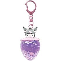 クロミ キーホルダーイチゴ いちご 苺 レア 新品 クロミ カラフルいちごドーム キーホルダー いちご