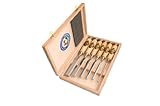 Two Cherries 500-1561 6-Piece Chisel Set in Wood Box [並行輸入品]