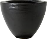 陶器製植木鉢 ネストミドルφ１２０ ブラック 底穴なし