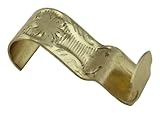Light Duty Floral Polished Brass Picture Hook