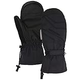 (トレスパス) Trespass キッズ・子供・ユース ボーイズ イケダ ウォータープルーフ パッド入り スキー手袋 ミトン グローブ ウィンタースポーツ 男の子 (14/16歳) (ブラック)