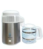 ✨お米✨ポット型蒸留水器 ステンレススチール製 ガラス容器付き&有機石灰 ✨お米✨ポット型蒸留水器 ステンレススチール製 ガラス容器付き&