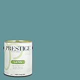 Prestige Paints Exterior 1つでペイント、プライマー、1-gallon、フラット、Comparable一致のBehr Misty Isle 1 Gallon P400-D-MQ