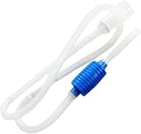 Lukeyarm 水ポンプ 水槽清掃ハンドポンプ 手動プラスチックポンプ 1.7m