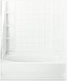 スターリング配管71100112 – 0 Ensemble AFDバスタブとシャワーキット、60-inch X 36インチx 74.25-inch、ホワイト