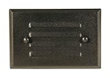 Moonrays 95757 Metal Light Fixture for Low Voltage Landscape Lighting, Rectangle Design for Deck, Bl