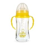 I See Love BPA-free Baby Feeding Bottle, Yellow, 8 Oz by I See Love