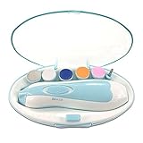 ベビーレーベル ネイルケアセット (新生児~対象)赤ちゃん用爪切り ベビー用 ツメヤスリ 電動 爪みがき ママにも使えるネイルケア (アイスミント)