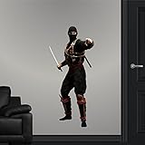48 " Ninja # 1壁グラフィックHugeステッカーデカール壁画ホーム子供ゲームルームOfficeアート装飾新しい