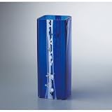 アデリア  津軽びいどろ 花器 角青 大 F-62985