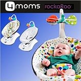 【日本正規品1年保証付】 4moms(フォーマムズ) 電動バウンサー rockaRoo ロッカルー プラッシュ シルバー (0ヶ月 ~ 8ヶ月頃まで)