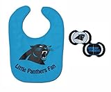 NFL Carolina PanthersすべてProベビーよだれかけと2 - Packおしゃぶりセット