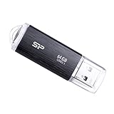SP Silicon Power シリコンパワー USBメモリ 64GB USB3.2 Gen1 ヘアライン仕上げ Blaze B02 SP064GBUF3B02V1K