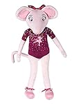 16 inches tall Angelina BallerinaソフトおもちゃDressed inパープル