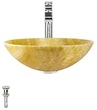 Mr Direct 853 Honeyオニキス容器シンク浴室Ensemble 721 シルバー 853-721-C