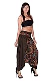 Cotton Plain And Print Afghani Trouser