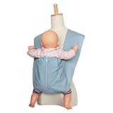 tacmamy(タックマミー) 抱っこひも 綿100％ ヴィンテージストライプ 日本製 (L, ライトブルー)