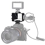 JJC カメラ フリップスクリーンミラー vlog撮影 自撮りモニター 左右の角度を調節 Nikon Z6II Z7II Z5 Z6 Z7 Sony A1 A7RIV A7RIII A7RII A7III A7II A7SII Fujifilm X-E4 X100V X-T30 X-T20 X-T3 X-T2 対応 ホットシューで取り付け