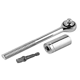 DR.Machinist フリーサイズ 万能ソケット 7-19mm 対応 ユニヴァーサルレンチ修理修復 3点セット