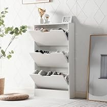 Amazon｜OSJ 下駄箱 3段 シューズラック 玄関収納 引き出し ひとり  