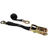1 " x 20 ' Ratchet Tie Down Strap withフラットスナップフック、工業用グレードWebbing