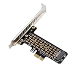 NVMe M.2 SSD - PCIe X1 アダプターカード、PCIe Express拡張カード、ロープロファイルブラケット付き。