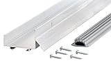 M-D Building Products 6155 U-Shaped Door Bottom with Drip Cap, DCV 134, 36 Inches, Aluminum [並行輸入品]