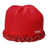 ミキハウス ホットビスケッツ(MIKIHOUSE HOT BISCUITS) ドットフリル スイムキャップ M(52-58cm) 赤 72-9115-951