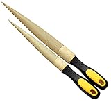 NKTM 木工用 ヤスリ 木材の研削・面取り 8in&10in 2本組 収納ケース付き