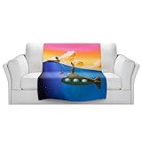 ブランケットウルトラソフトFuzzy 4サイズ！DIANOCHEデザインからbyシンディ・ソーントンFinding NemoホームDecor Unique Designer芸術的スタイリッシュな寝室ア