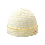 [ミキハウス] MIKIHOUSE 【ミキハウス(ベビー)】 ふんわり無撚糸ボーダーのやわらかフード(帽子) (42-46cm) 40-9217-368 黄