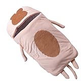 ベビー　猫シュラフ　おくるみ　赤ちゃん　スリーパー　寝袋　保温　暖かい　防寒　四季用　柔らかい肌触り (黄（猫）)