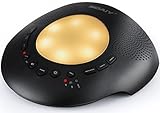 SOAIY Baby Sleep Sound Machine Night Light with White Noise Timer Brightness Adjustment Black [並行輸入品