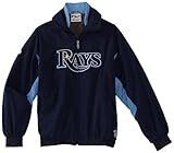MLB Tampa Bay Rays Triple Peak Premierジャケット、ネイビーコロンビアブルー S ブルー