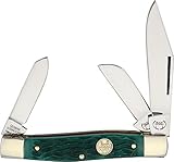 Buck Creek Knives 659 GPB BigダイヤモンドグリーンPick Bone