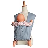 tacmamy(タックマミー) 抱っこひも シンプル無地 綿100％ 日本製 (XL, ライトグレー)