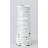 花瓶 六兵衛口細花瓶 残雪 ［ φ6 x 17.3cm ］ 【 インテリア 置物 料亭 旅館 業務用 】