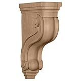 Ekena Millwork COR03X08X13TSAL 3 7/8-Inch W x 8-Inch D x 13-Inch H Boston Traditional Scroll Corbel,