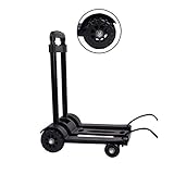 OUNONA キャリーカート 折りたたみ ハンドキャリー 台車 運搬カート 固定ロープ付き