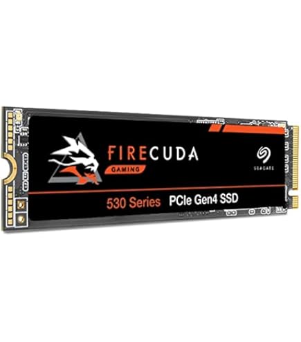 内蔵型SSD Seagate Fire Cuda 530 4TB M.2NVMe SSD Amazon | Seagate FireCuda 530 M.2 内蔵 SSD ヒートシンク付き