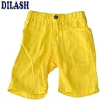 (ディラッシュ)DILASH Wガーゼハーフパンツ イエロー 80